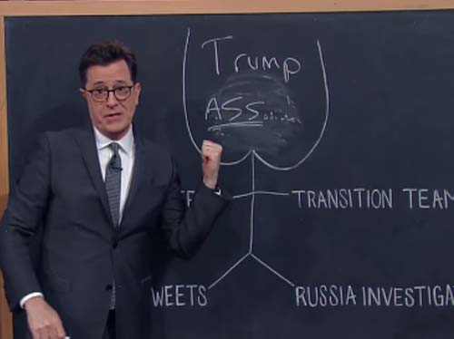 colbert this diagram shows nunes conflict of interests in stephen colbert venn diagram