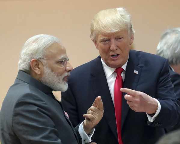 With China in Mind, Trump, Modi Announce Closer Ties