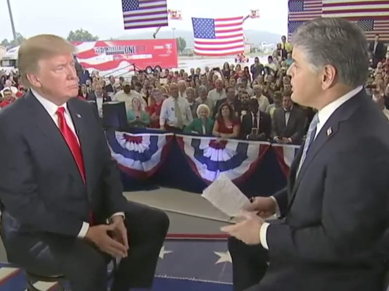 Full Video: Sean Hannity Interviews Trump On Tax Plan, North Korea, Iran, Russia, Minorities & Police