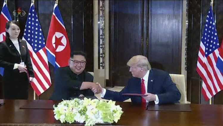 Trump Ends U.S. 'Provocations' to Play Footsie With Kim