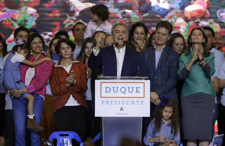 Colombia Elects Conservative Ivan Duque as President