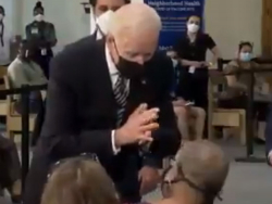 President Biden Leans In On Telling People To "Socially Distance"