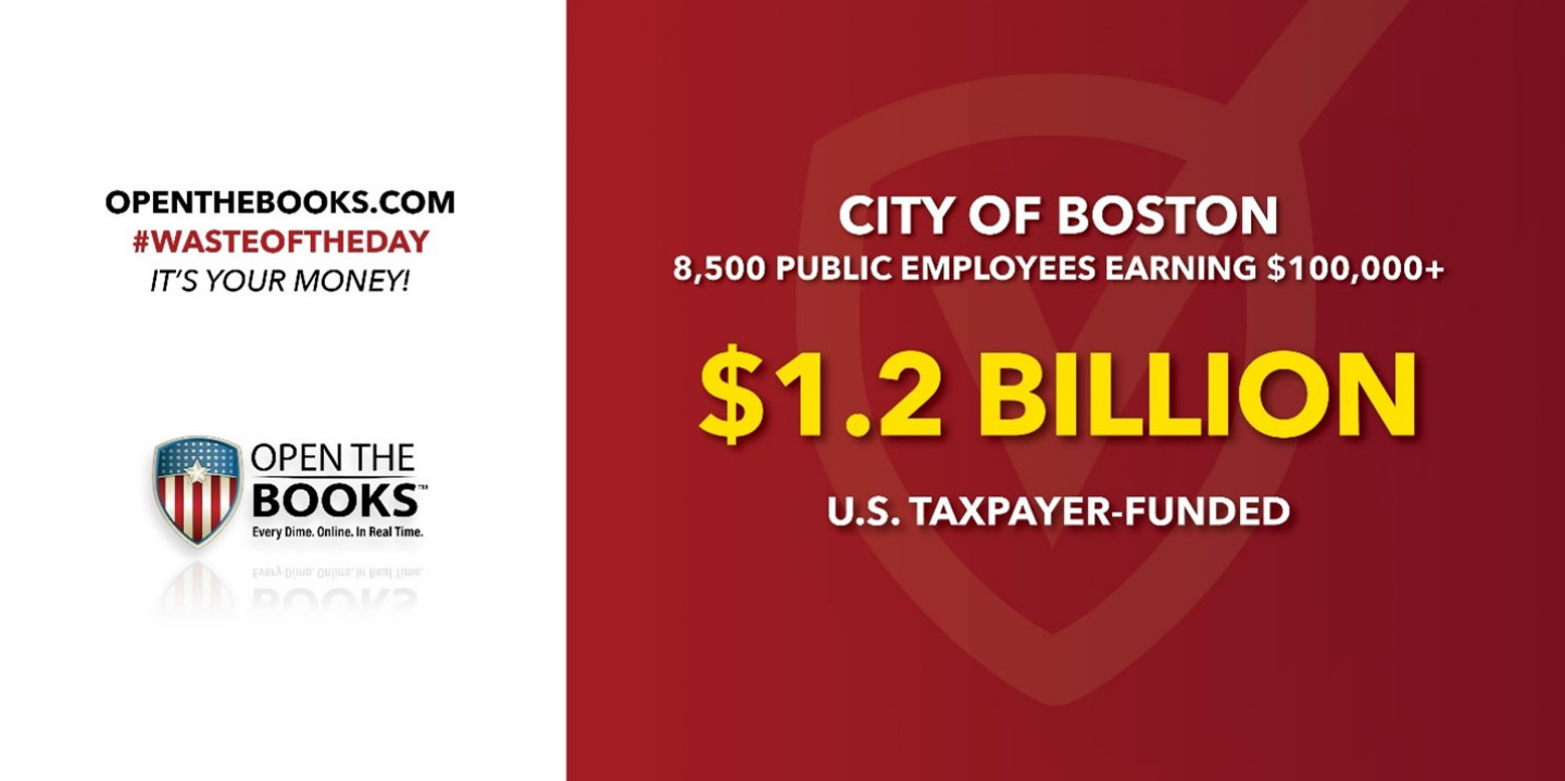 Boston’s 8,451 Most Highly Compensated Public Employees Earning