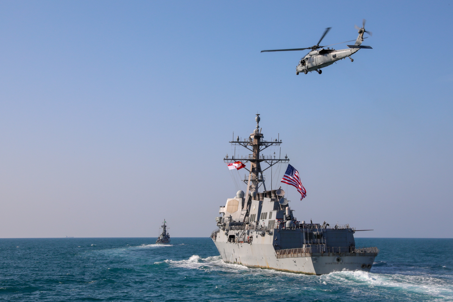 The Only U.S. Navy Warship Authorized To Fly a Foreign Flag at Sea