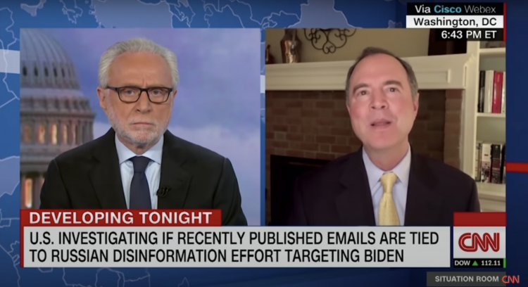 The media, intelligence officials, and supportive politicians sought to cast the Hunter Biden emails as Russian disinformation. YouTube/CNN