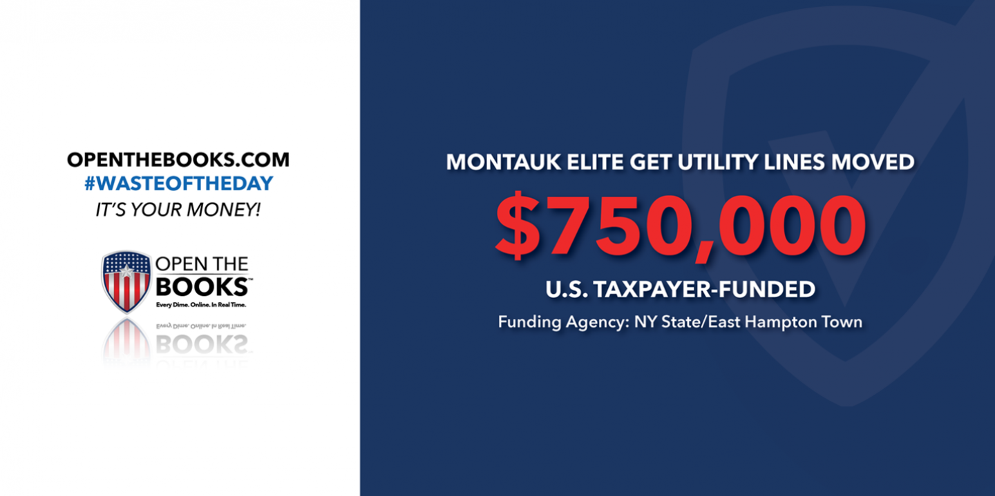 NY Taxpayers Pay $750,000 to Bury Power Lines So Wealthy Residents Can See the Ocean View