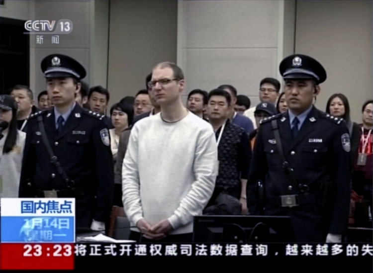 KILL China Canada (CCTV via AP Video, File)
