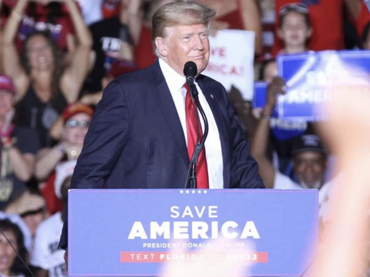 Watch Trump Holds A "Save America Rally" In Conroe, Texas Video