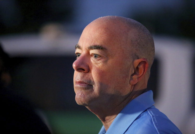 Alejandro Mayorkas: His DHS won't provide figures on (Joel Martinez/The Monitor via AP, Pool)
