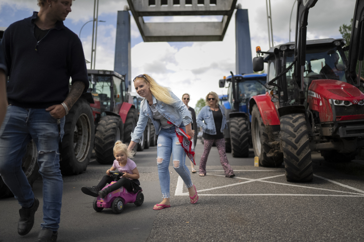 Netherlands Farmers Protests AP