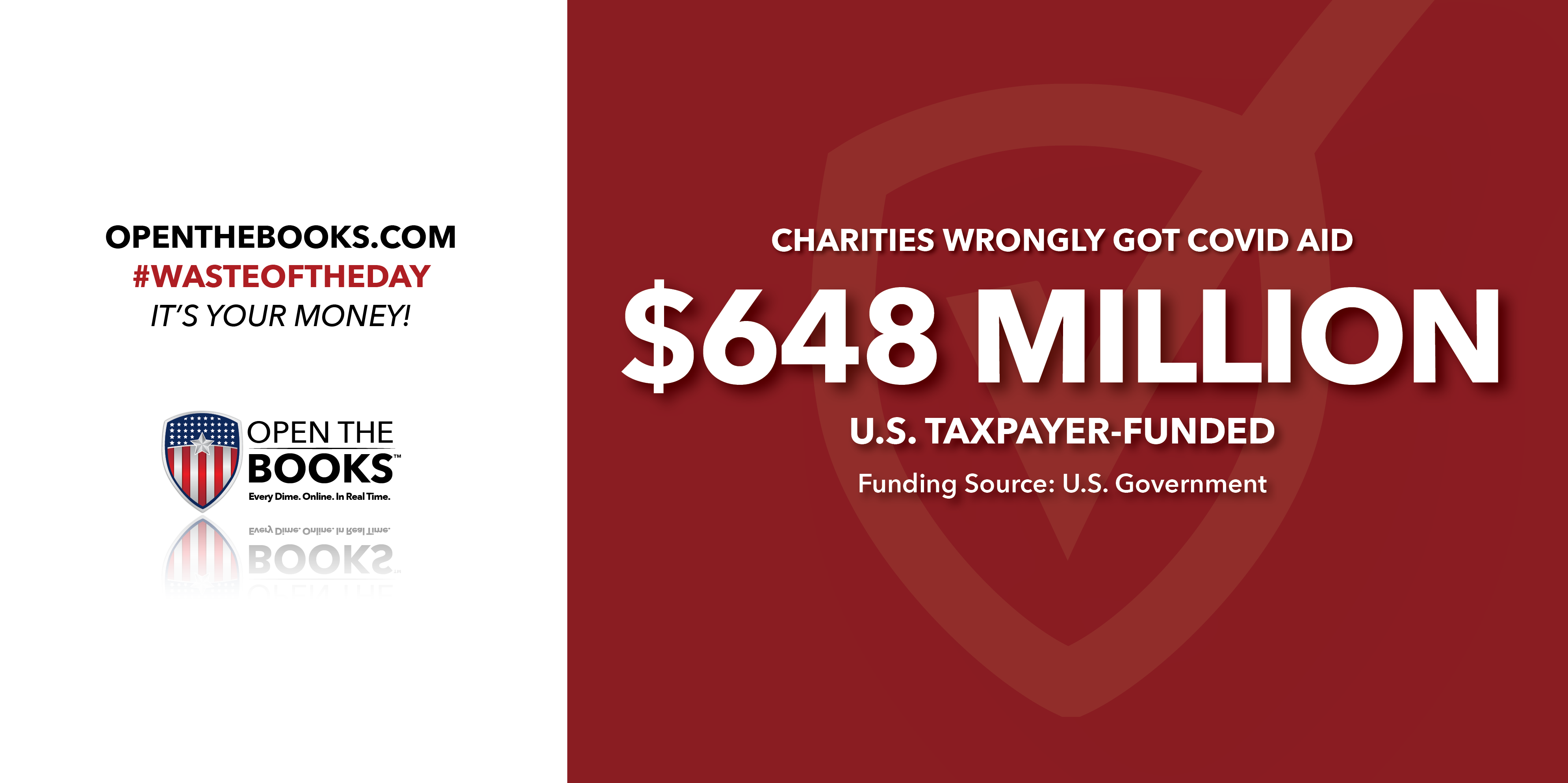 nonprofit covid OpentheBooks.com