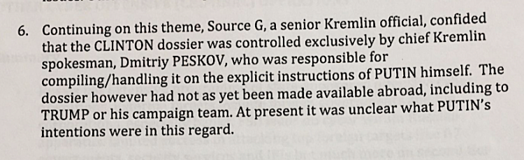 Steele Dossier/Document Cloud