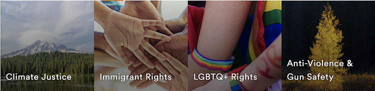Just some of the left-wing causes Amalgamated champions. amalgamatedbank.com