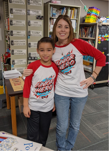 Julie Voeller and student: Julie Voeller