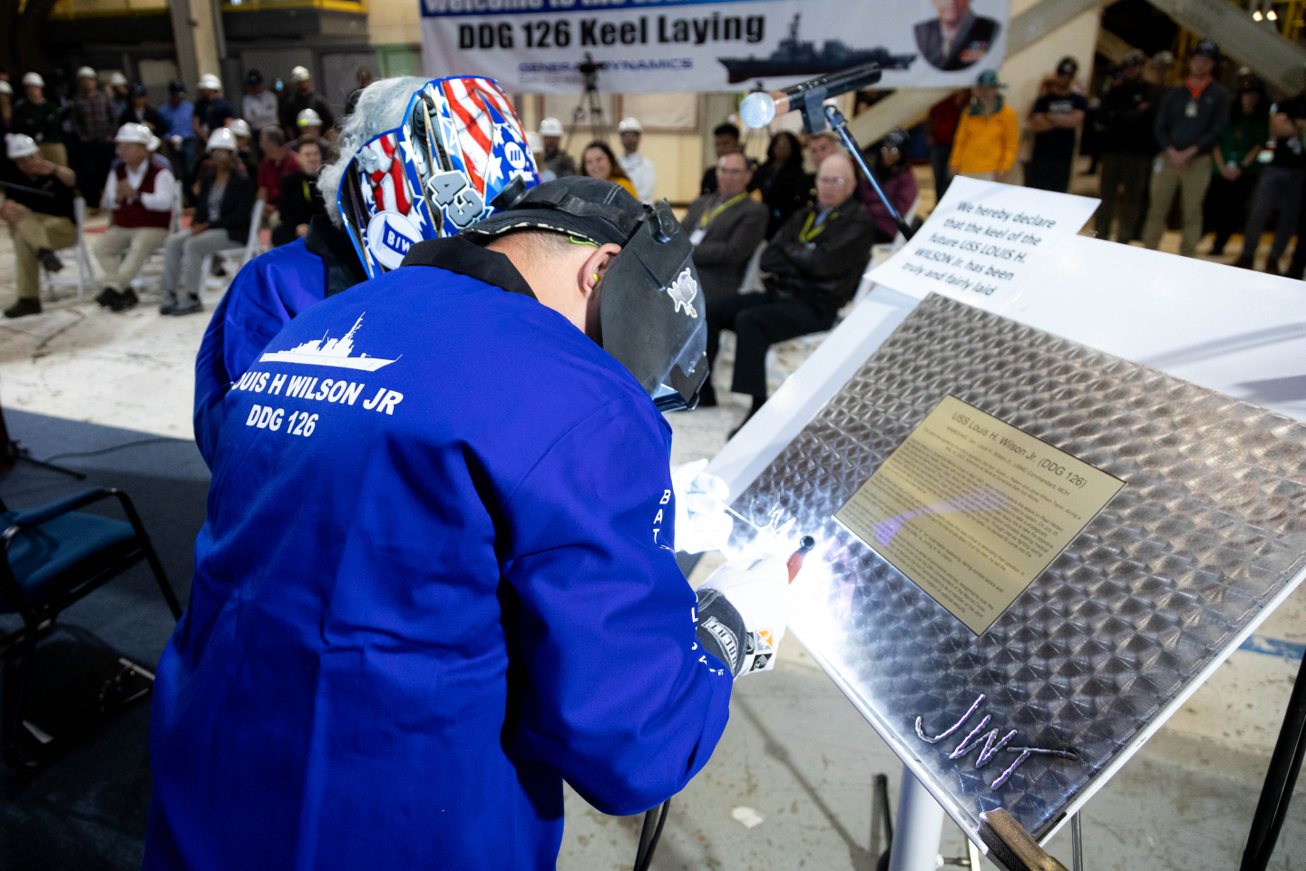 Bath Iron Works Lays Keel for Shipyard’s First Flight III Destroyer