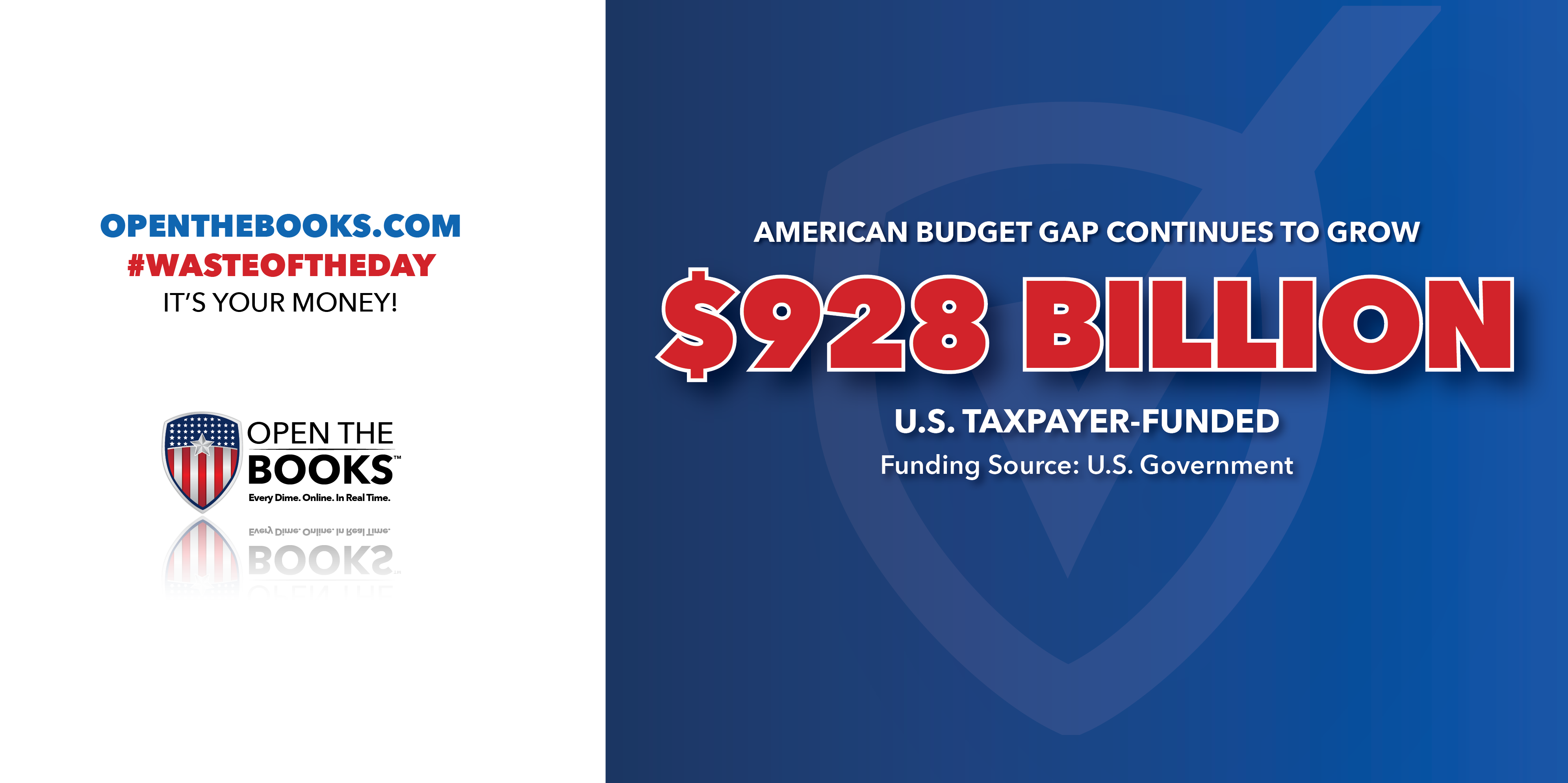 US budget OpentheBooks.com