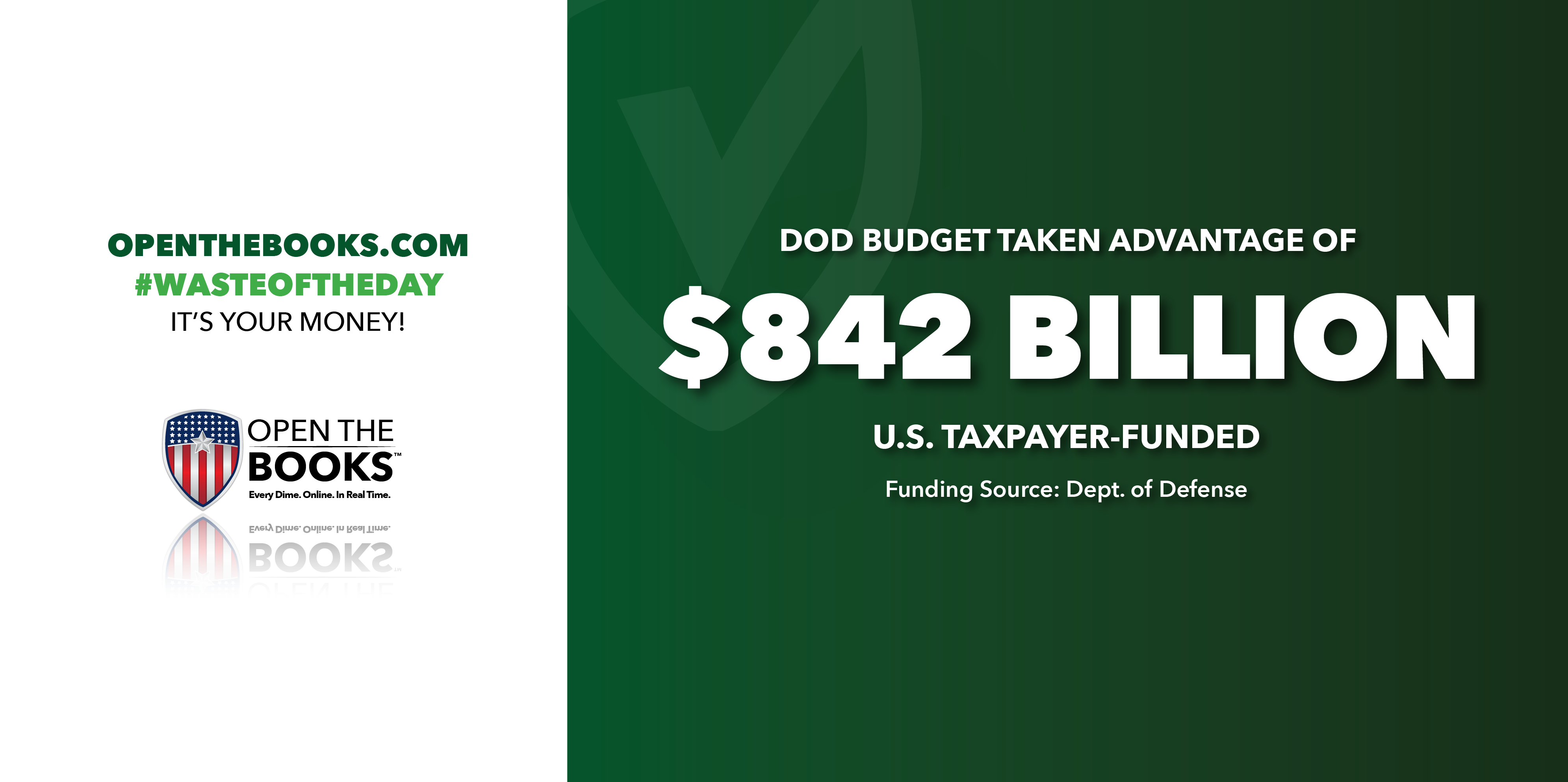 DOD contractors OpentheBooks.com