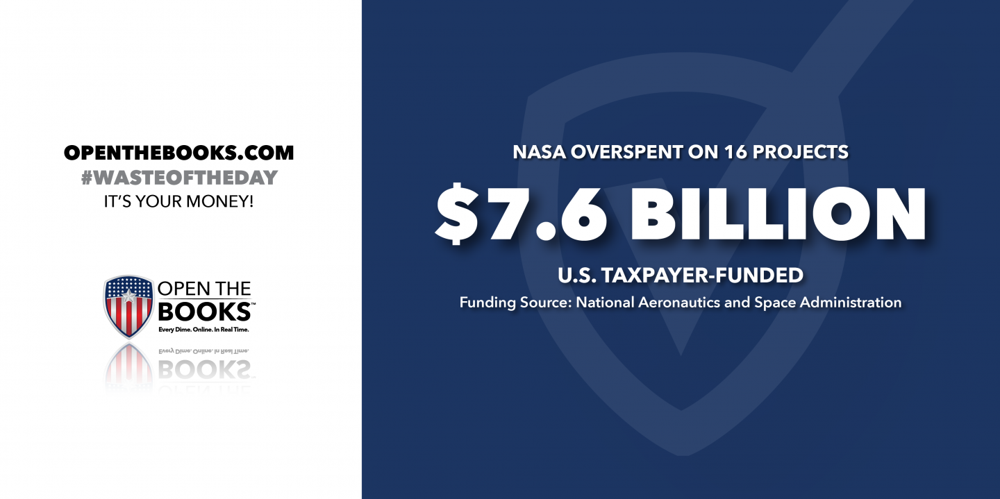 NASA Sees 7 6B In Cost Overruns RealClearInvestigations nasa-sees-7-6b-in-cost-overruns-realclearinvestigations