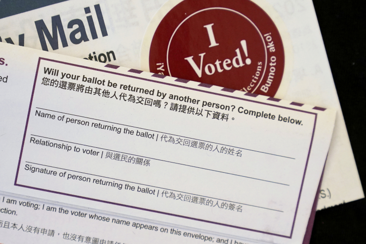 Election 2020 California Ballot Harvesting AP