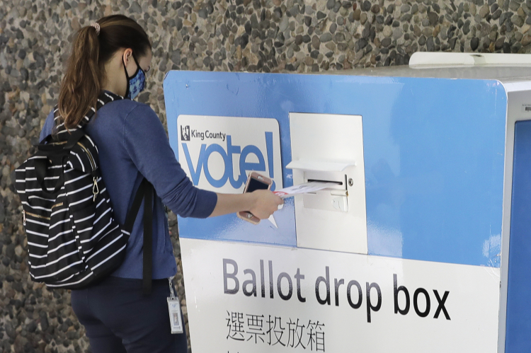 Ballot collection in Washington AP