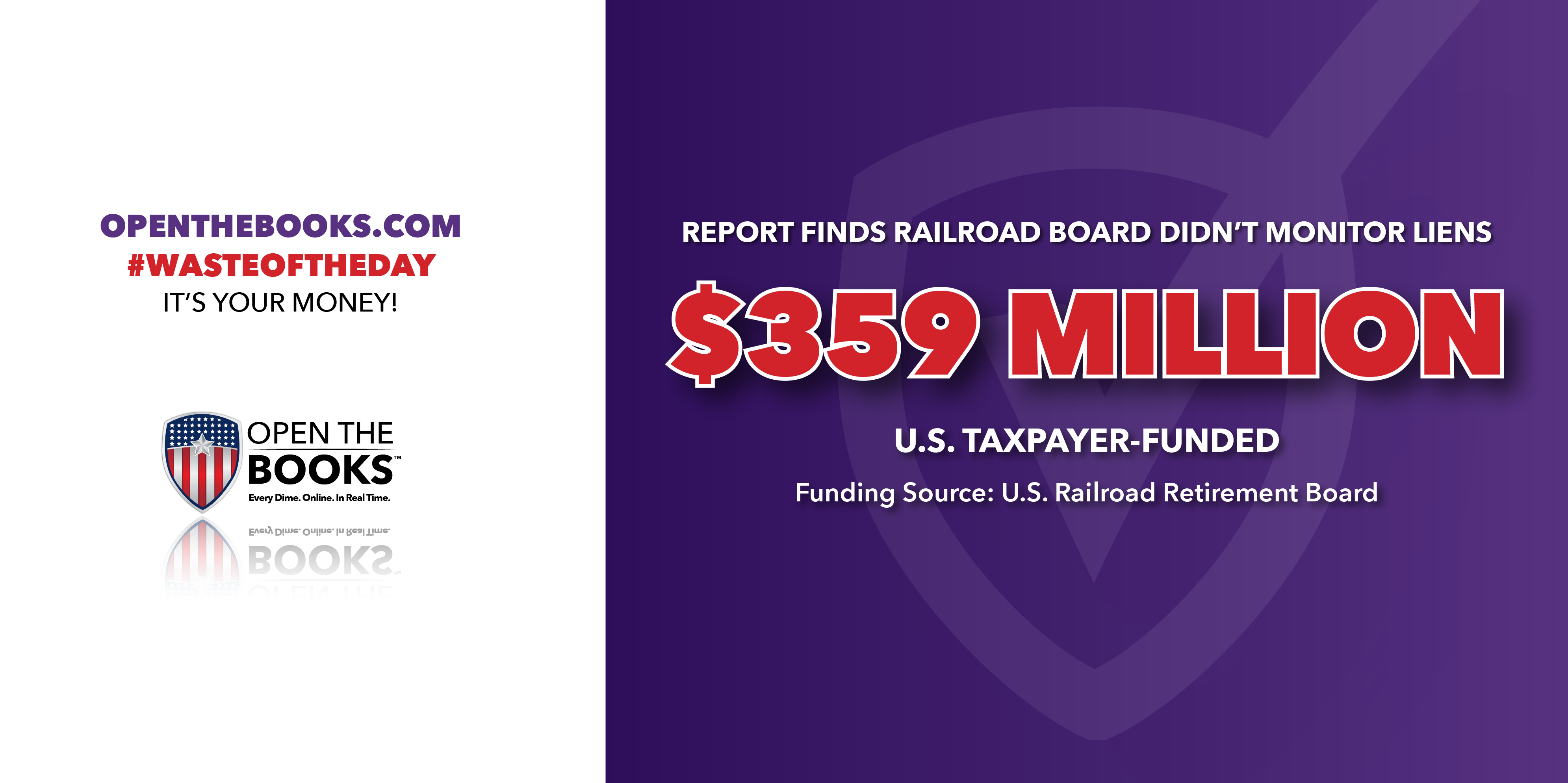 Railroad retirement Open the Books