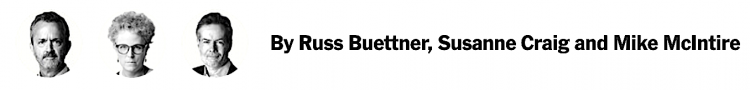 The triple byline on the Times wexpose. New York Times