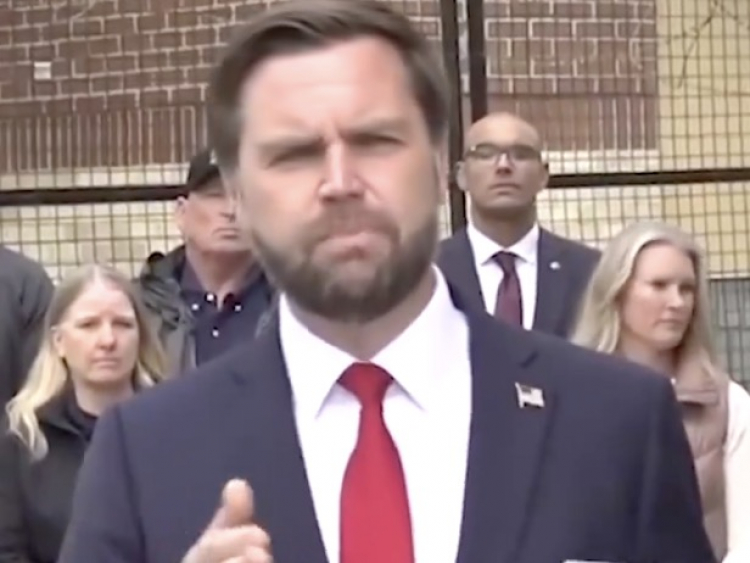 Vance Visits Minneapolis Police Station Burned During George Floyd ...