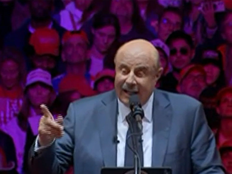 Dr. Phil At Trump Rally: Democratic Party's Cancel Culture Is Nothing ...
