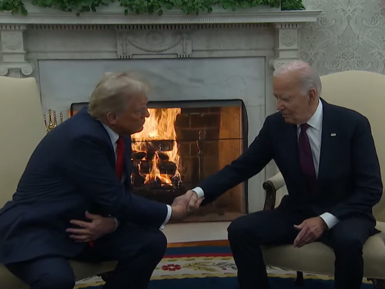 President Biden To President Trump At White House: "Welcome Back ...