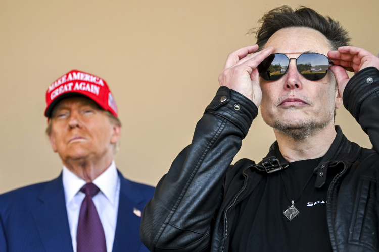 Littlejohn leaked Trump's Elon Musk's taxes ... Pool Getty Images North America