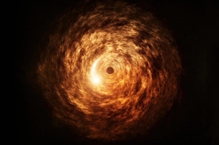 Black Hole Feeding Frenzy Ends in Cosmic Indigestion
