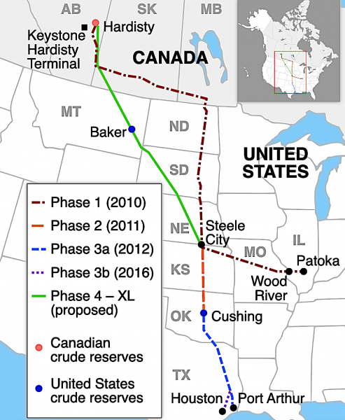 Keystone pipeline cmglee, Meclee, Flappiefh, Lokal_Profil et al./ Wikimedia