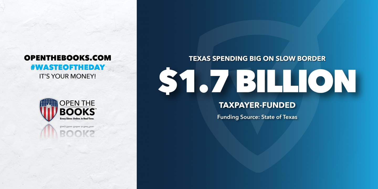 Waste of the Day: Texas Border Security Spending Is Too High ...