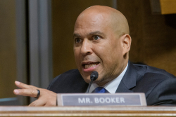 Booker's Message to Dems: Don't Bend Knee to Trump
