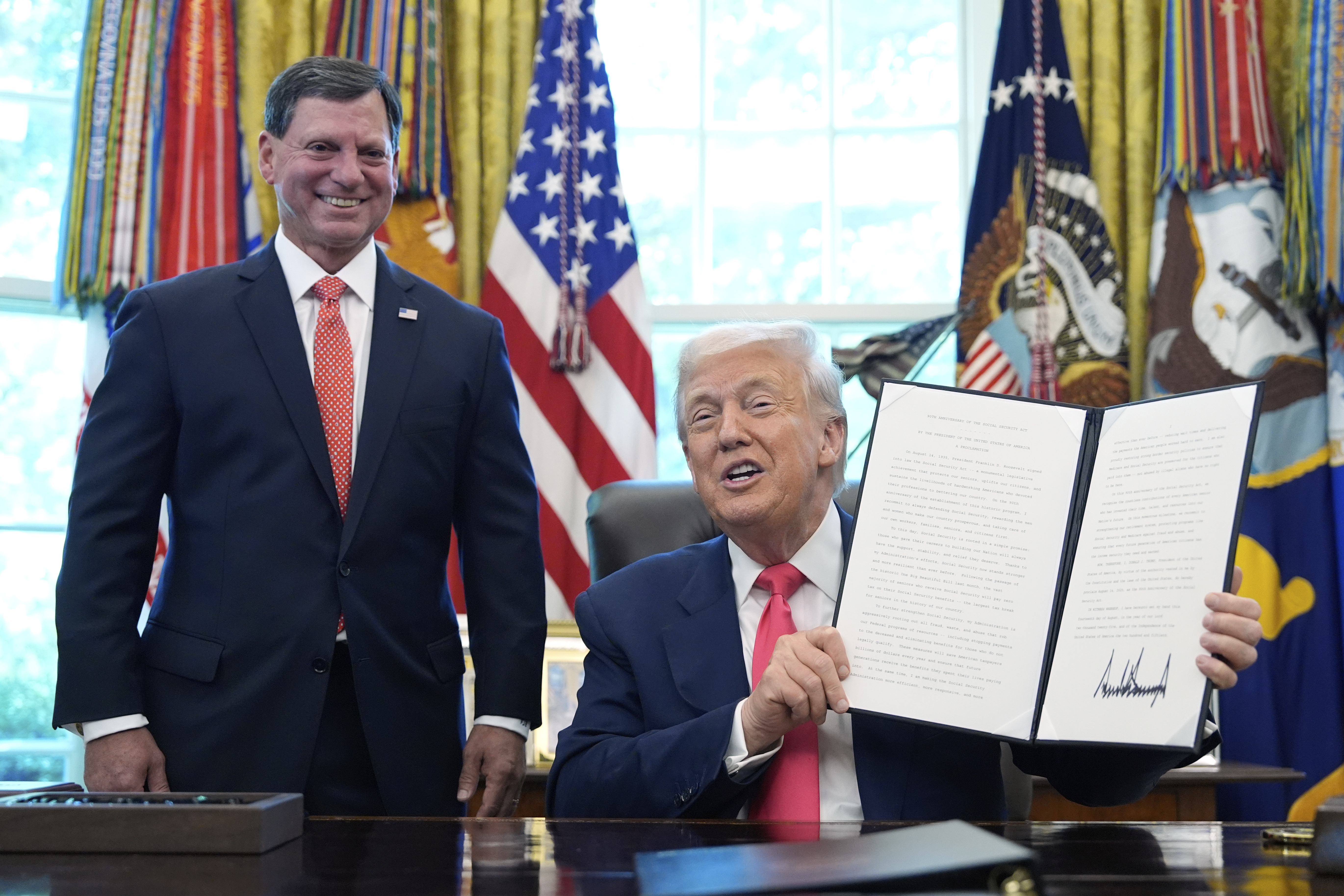 Trump Vows Social Security Will Thrive for Another ‘90 Years'