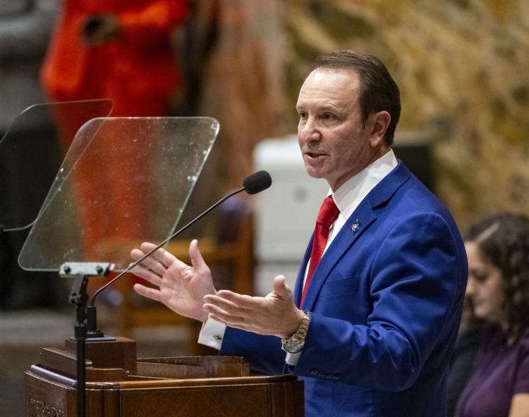 Louisiana Gov. Jeff Landry Pool The Advocate
