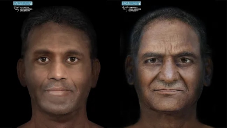 The Faces of Two Men From a Mysterious Indian Civilization