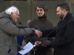 Watch: Sen. Bernie Sanders Swears In New York City Mayor Zohran Mamdani
