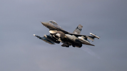 F-16s Flying With AGM-158 JASSMs in Operation Epic Fury
