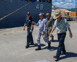 U.S. Navy Rehearses Wartime Repairs in Philippine Port