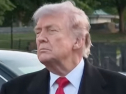 Trump Rebukes "Horror Show" Reporter For Asking About Iran At Lincoln Reflecting Pool: "Our Country Is About Beauty"