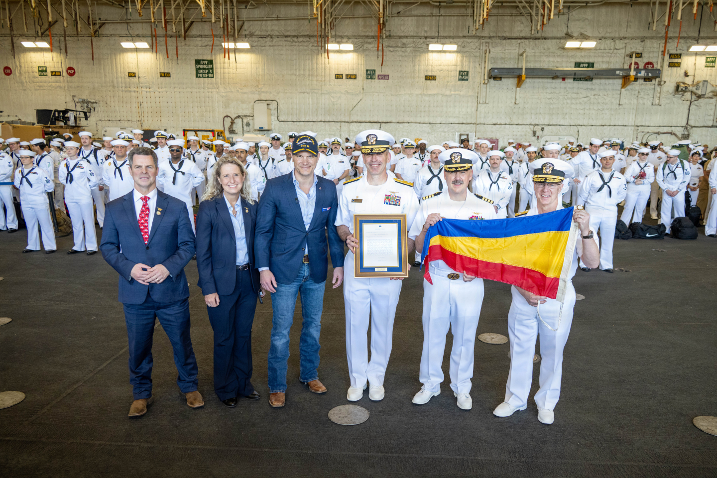 USS Ford CSG Earns Presidential Unit Citation After Historic Cruise