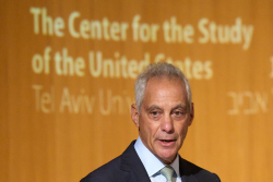 Rahm Emanuel in Tel Aviv: America Will Not Back A "Greater Israel"