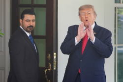 Trump With Iraqi PM Ali al-Zaidi At WH: "Frankly, They Attacked The Wrong Country"