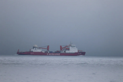 U.S. Coast Guard Monitors Chinese Vessel Passing Through EEZ to Arctic