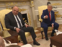 Watch: Lebanese President Meets Trump At WH