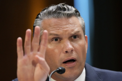 Watch: Hegseth And Caine Testify Before Senate On Iran War Funding