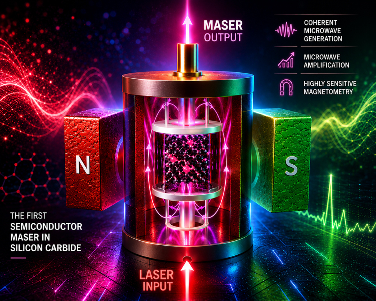 The World's First Semiconductor Maser
