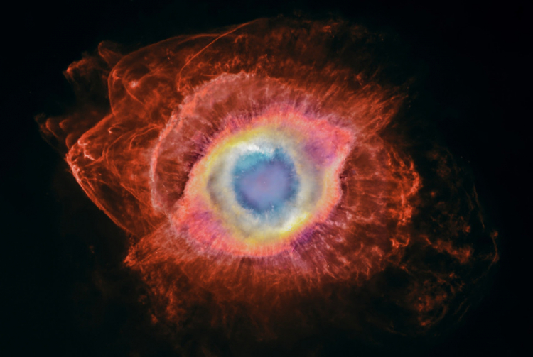 Astronomers See Dying Star's Remains Being Recycled