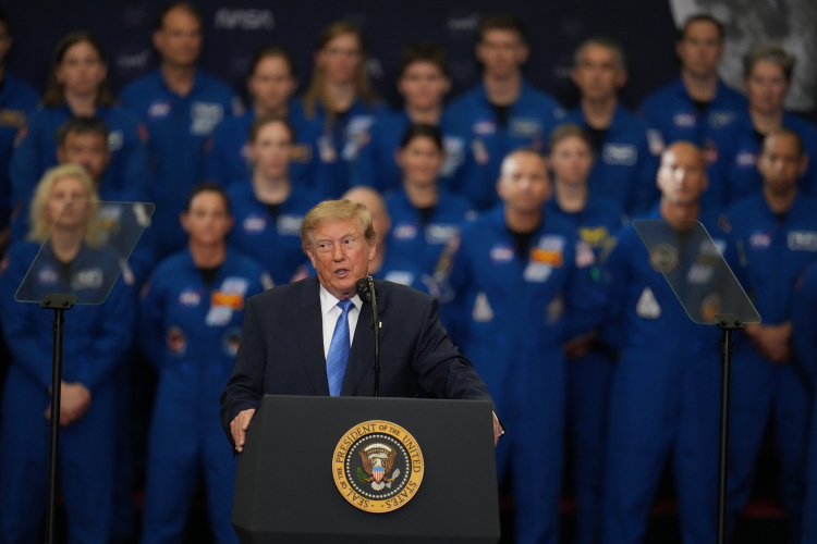 President Trump Is Clearly Having a NASA Moment